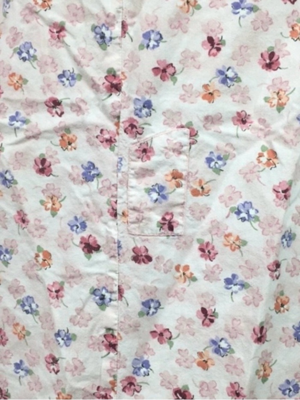 Vintage Women's Light Pink Floral Sleeveless Midi Dress Size Large Cottagecore - Picture 7 of 7